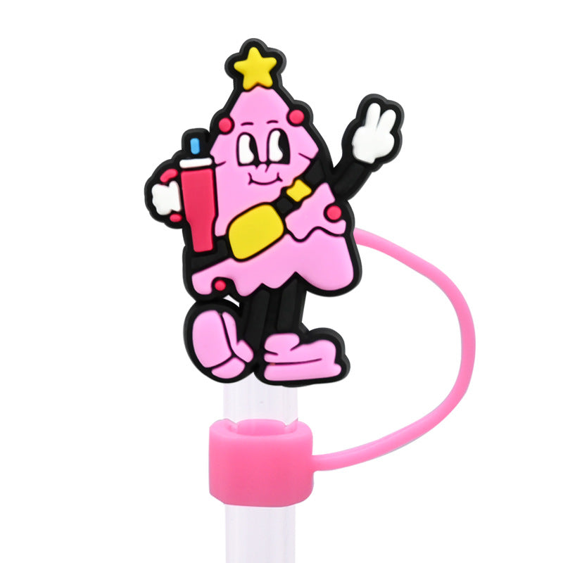 Wholesale Random 100pcs Christmas Series Decorative Straw Hat