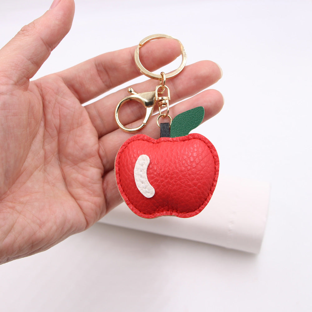 Wholesale Stylish PU Leather Keychain Electroplated Finish Car Key Accessory Bag Charm For Modern Party Favors And Resale