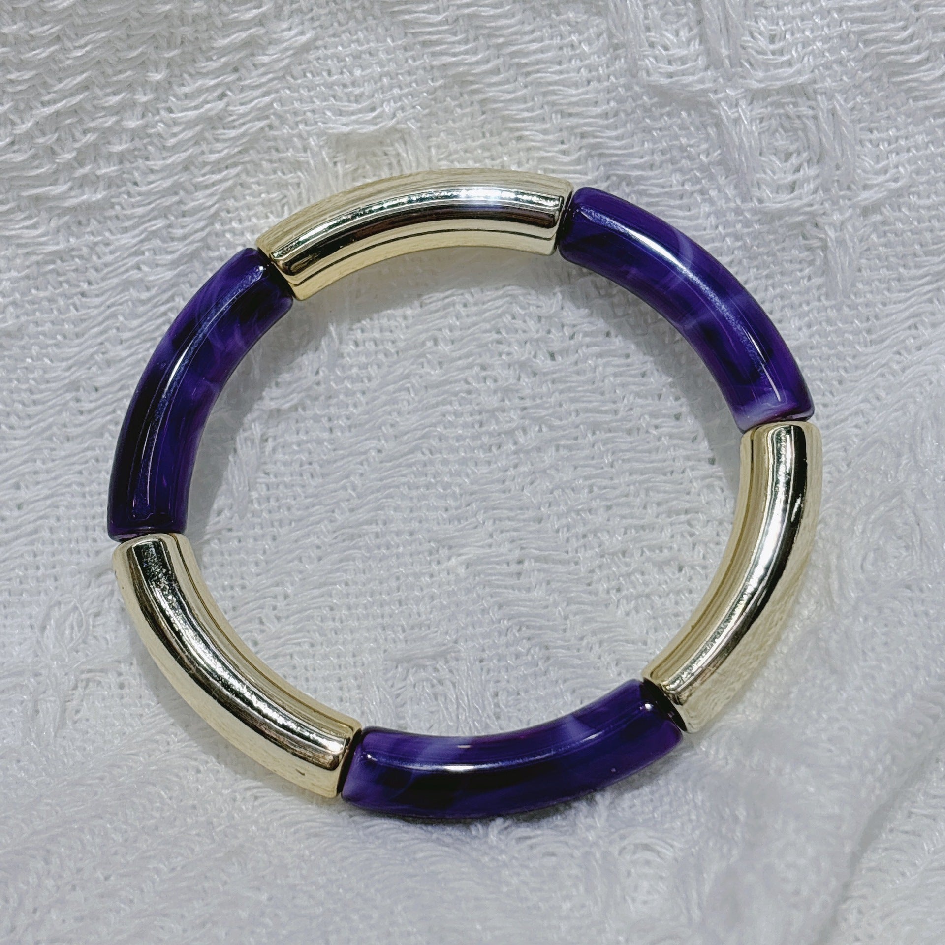 Wholesale  Fashion Creative Tube Beads Elastic Bracelet