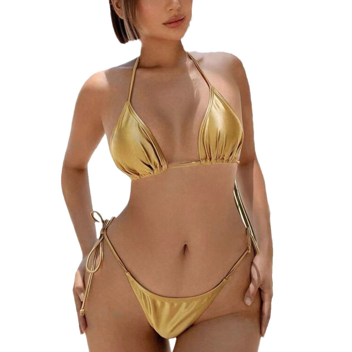 Wholesale new sexy bright thong bikini swimsuit swimsuit women bikini