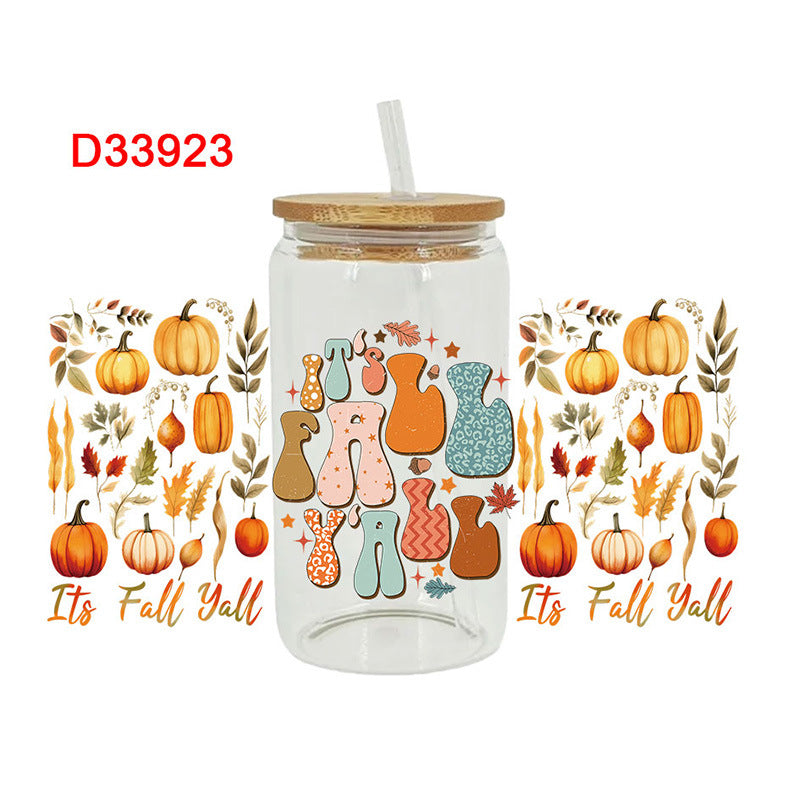 WholesaleWestern Wind Bullhead   16oz Cup UV DTF Wraps