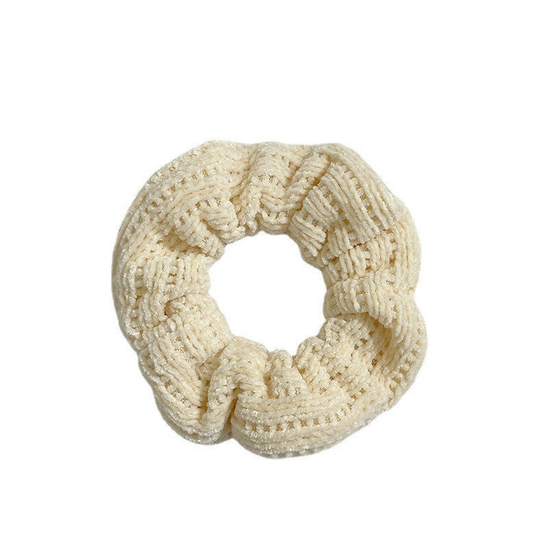 Wholesale Autumn and Winter Woolen Knitted Large Intestine Hair Ties