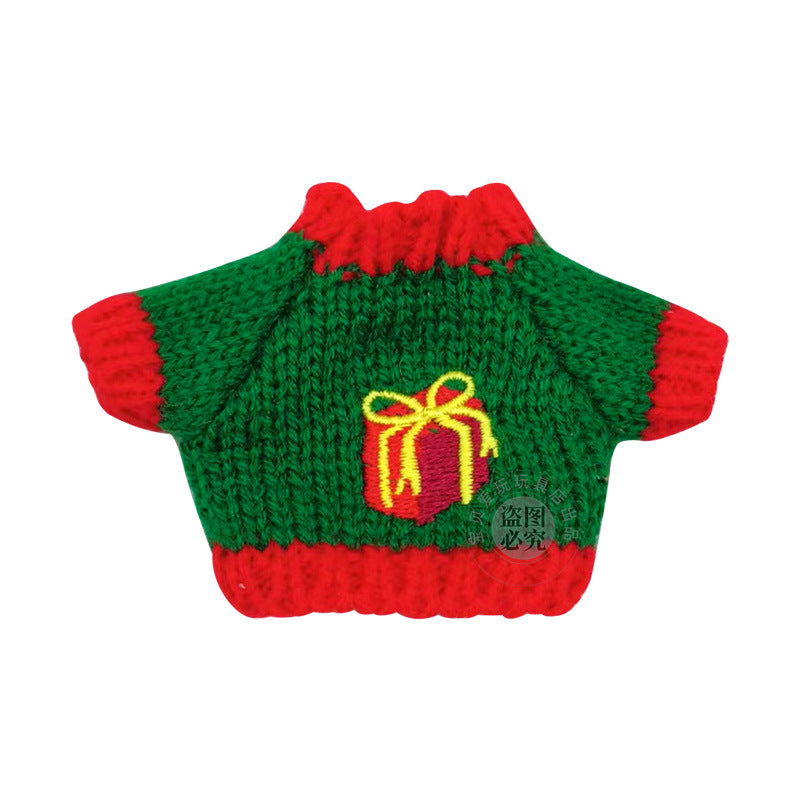 Wholesale 5pcs Toy 14cm Embroidered Knitted Door Dog Elf Doll Accessories