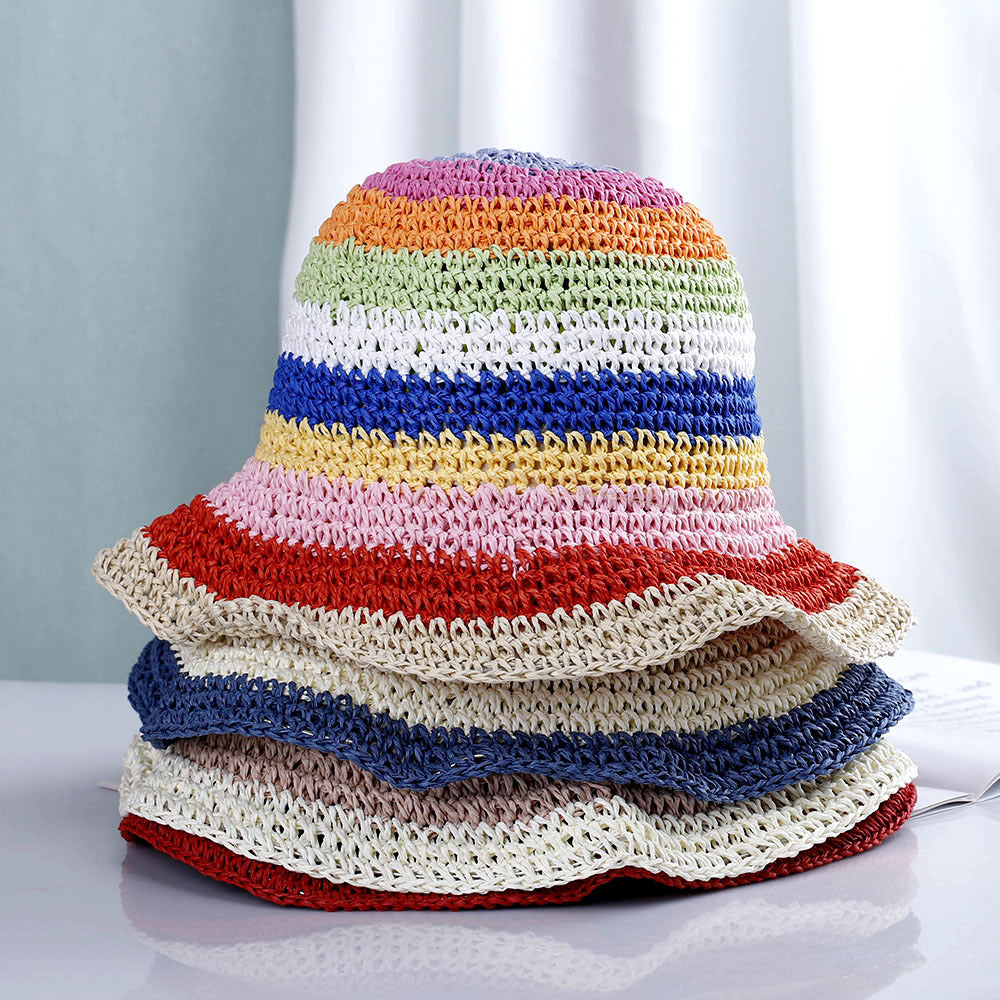 Wholesale Hand Knitted Summer Breathable Straw Hats