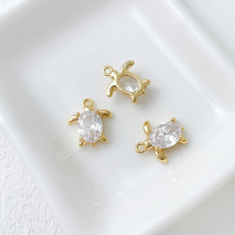 Wholesale 14k Gold Plated Marine Creature Pendant Diy Accessories