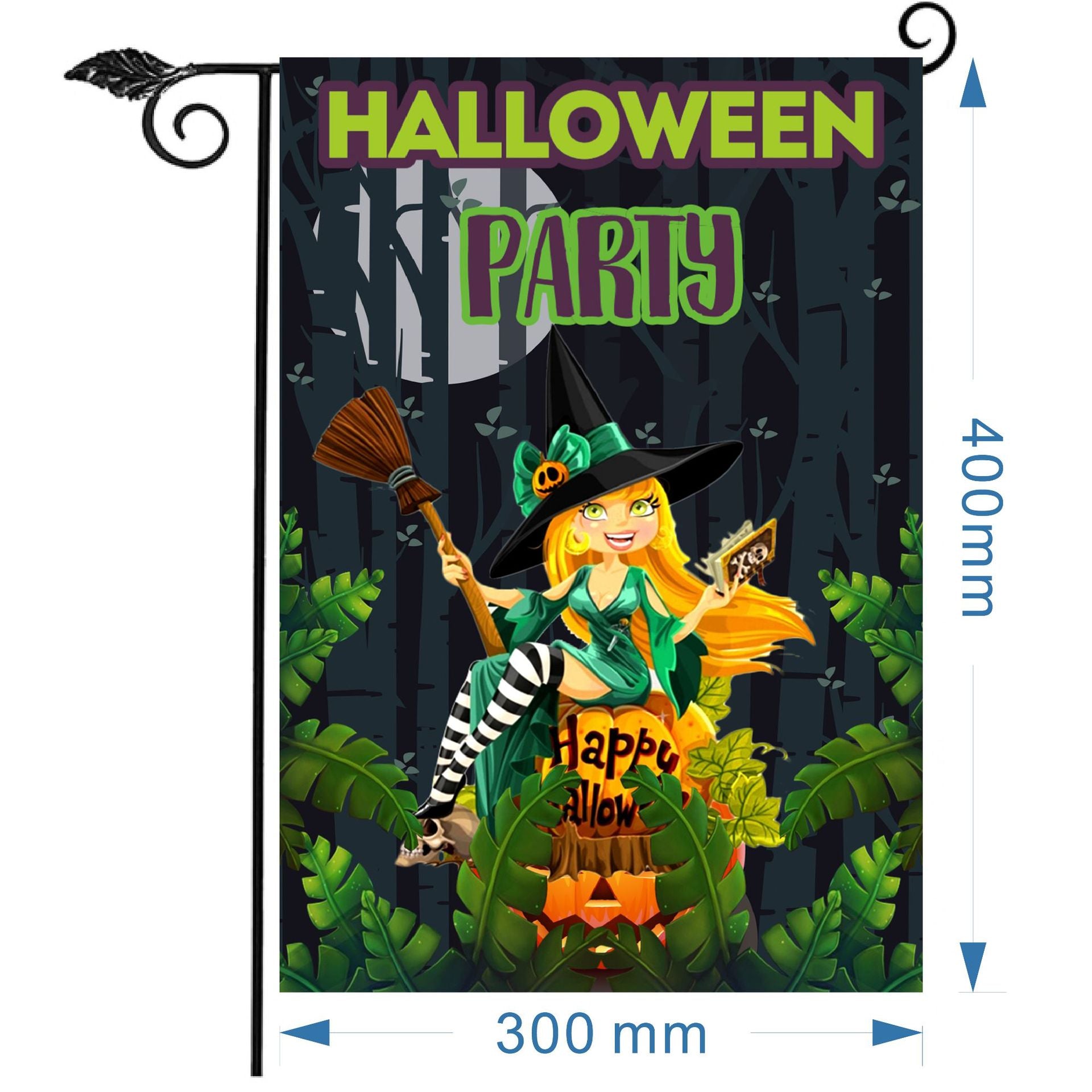 Wholesale Christmas garden flag linen print outdoor small flag yard decoration flag