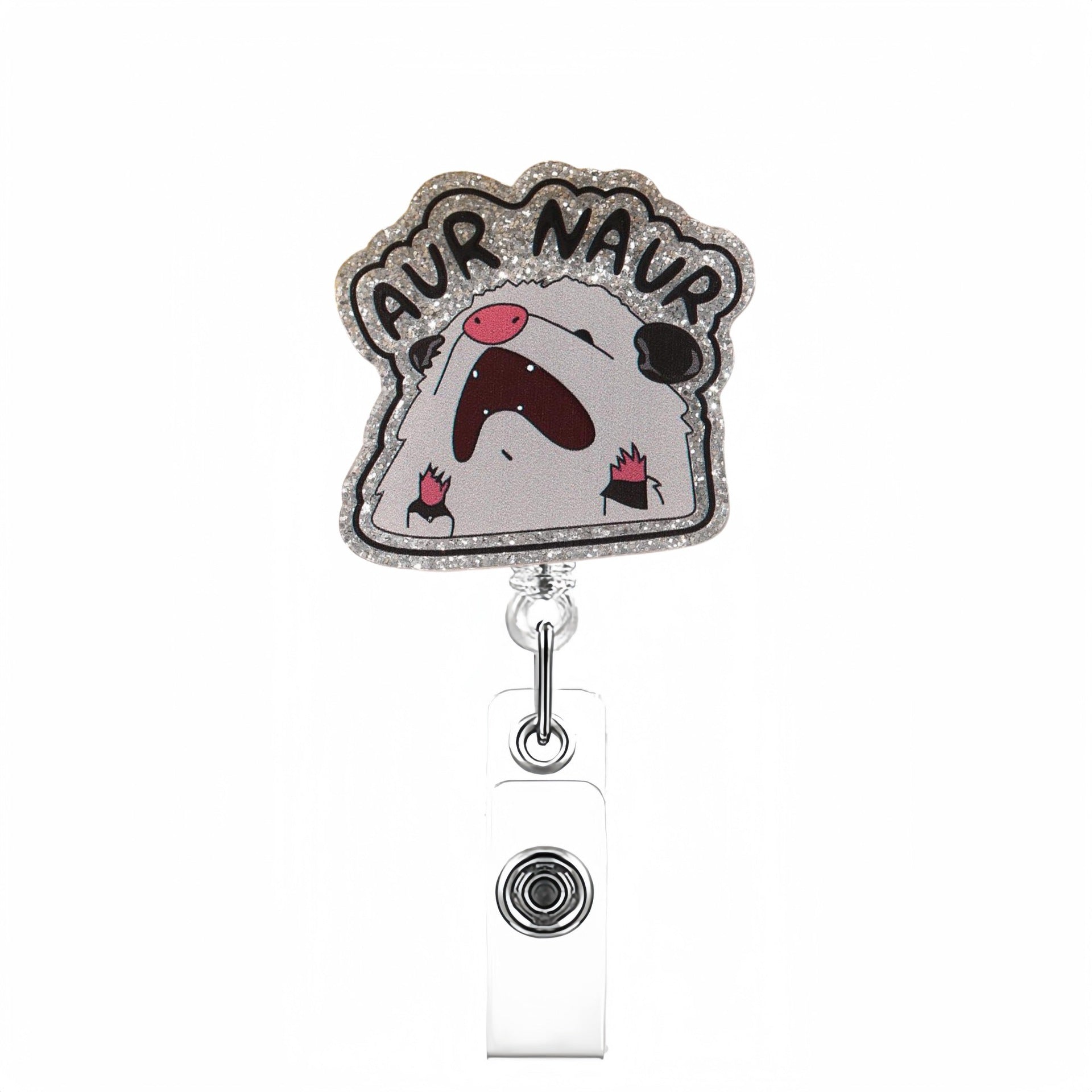 Wholesale Sparkling Raccoon Stretch Badge Reels