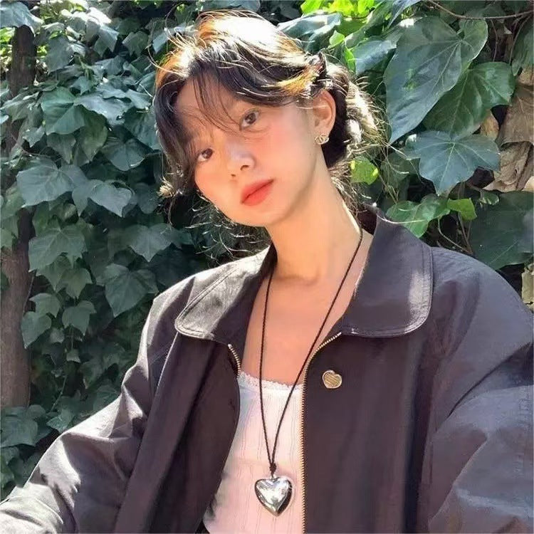 Wholesale Love Pendant Necklace Sweater Chain