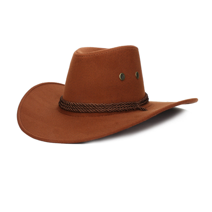 Wholesale Western Cowboy Hat Suede Knight Hat