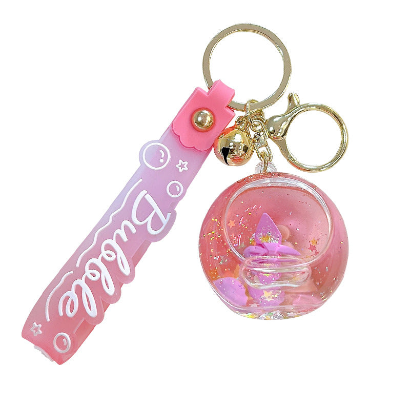 Wholesale of Imported Paper Crane Acrylic Keychains