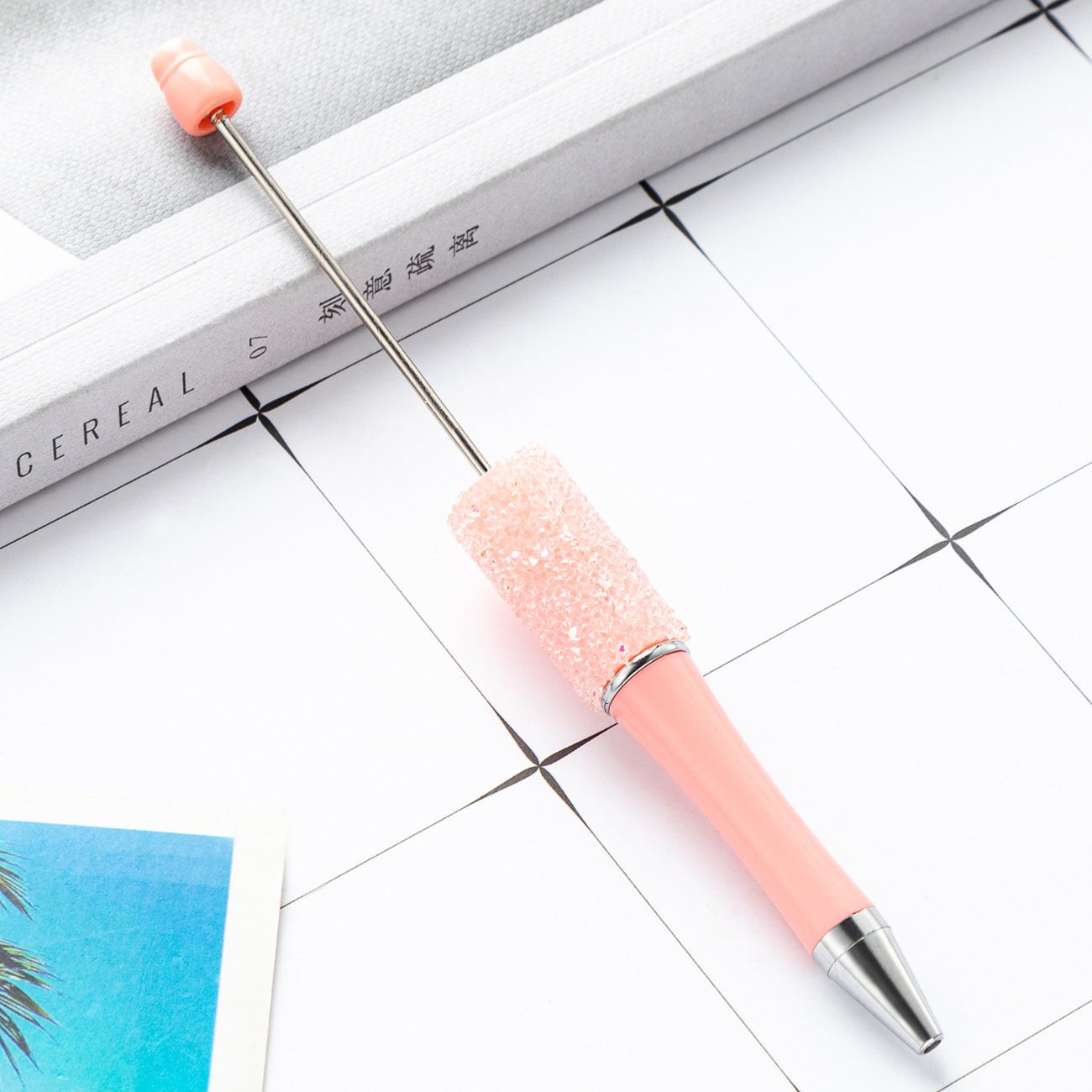 Wholesale DIY sugar beaded pen rhinestone ballpoint beadable pen
