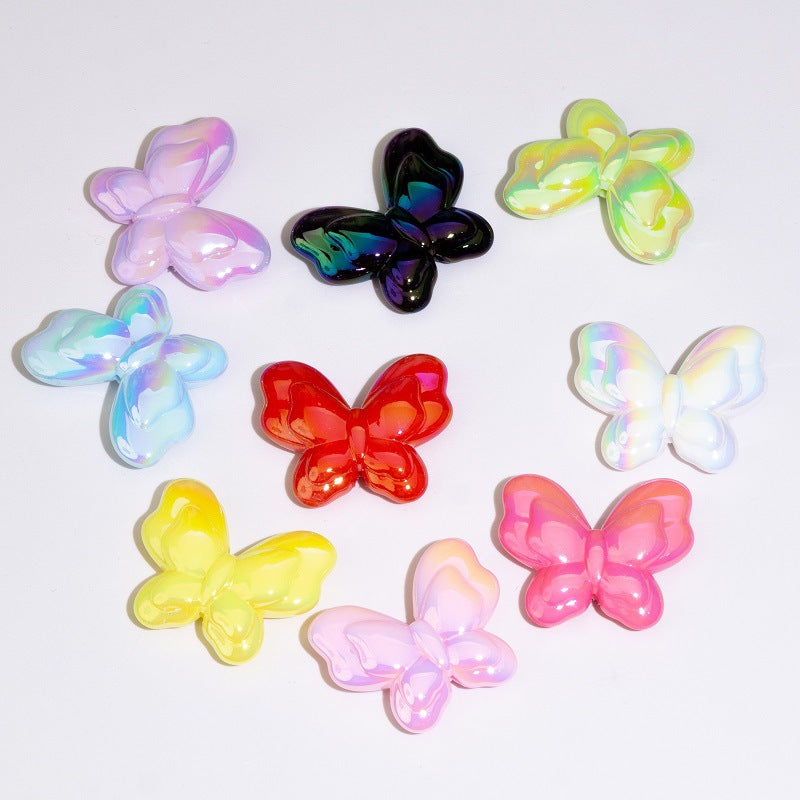 Wholesale 10PCS/PACK Colorful Bow Acrylic Beads