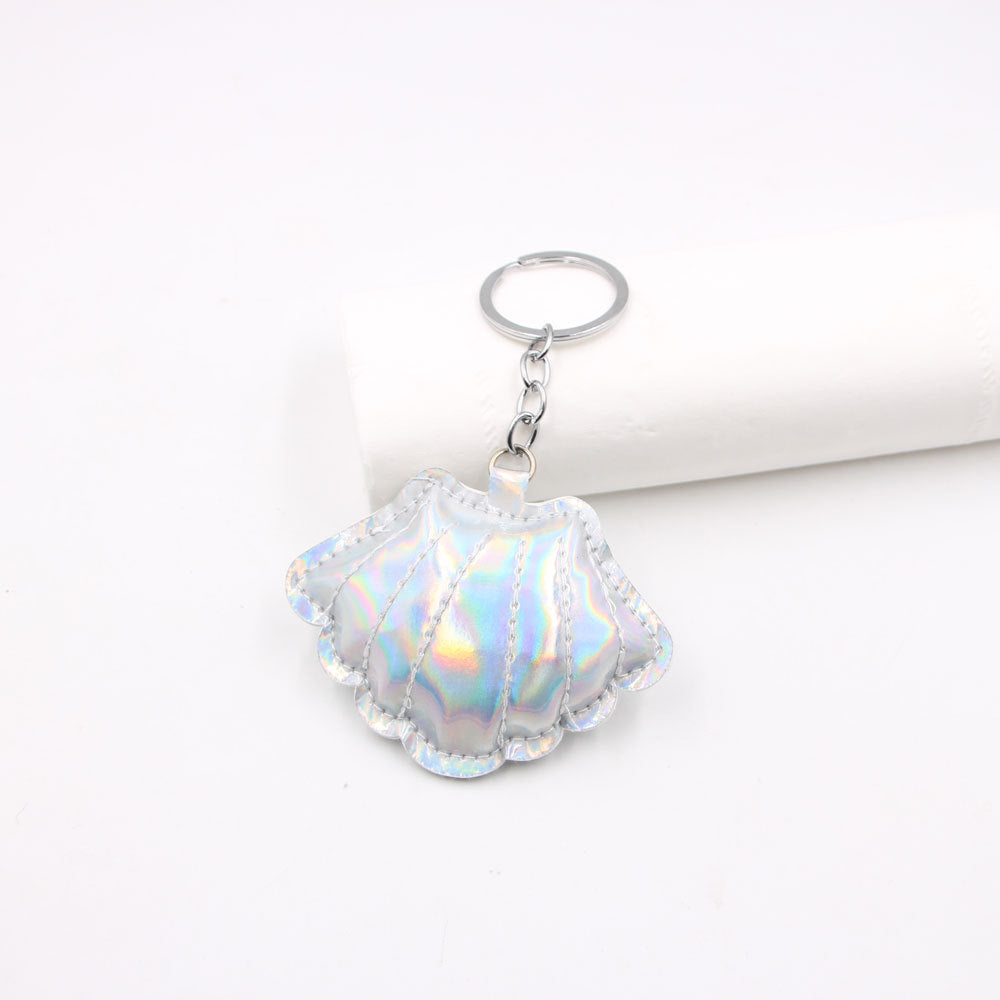 Wholesale Gold Padded Shell Leather Bag Charm Keychain For Car Key Purse Lanyard Fashion Accessory