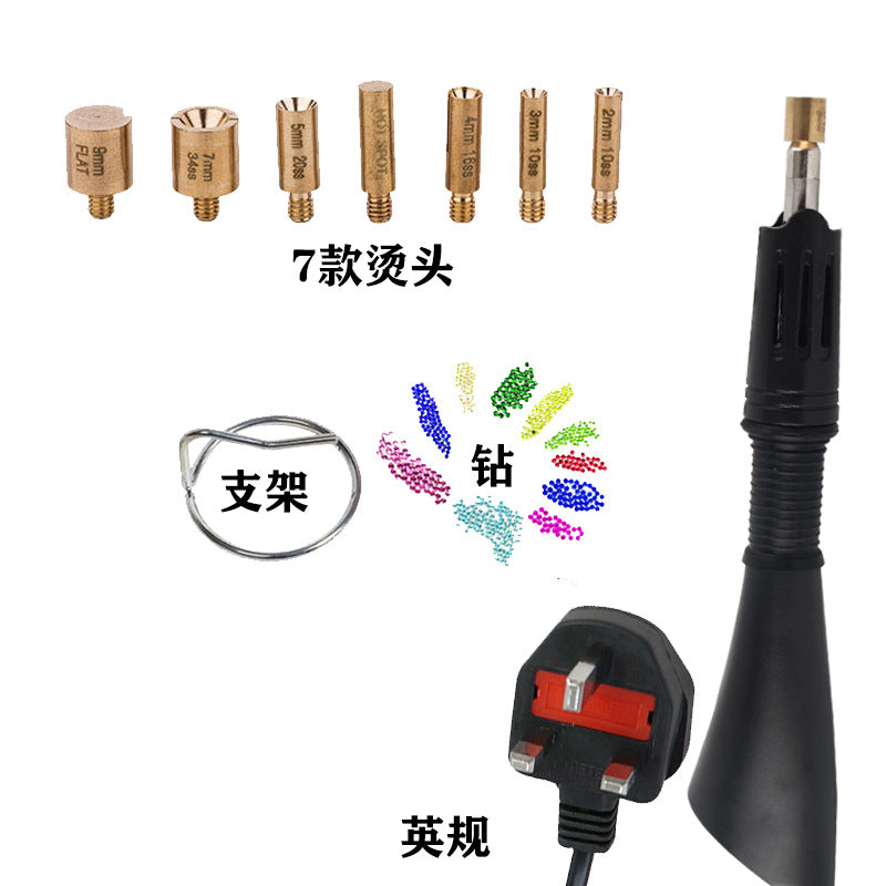 Wholesale 50pcs diy handmade hardware tool set portable clothing point drilling pen ironing drilling machine