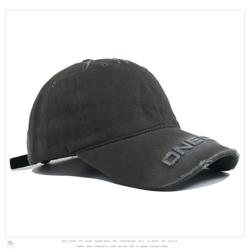 Wholesale Retro Soft Top Curved Brim Cotton Baseball Caps