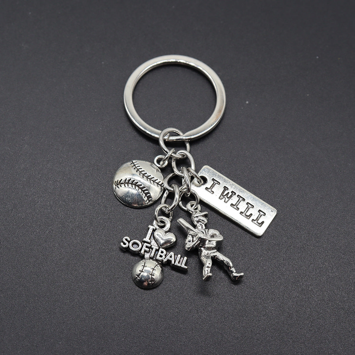 Wholesale Sports Basketball Tennis Ice Hockey Weightlifting Gymnastics Keychains