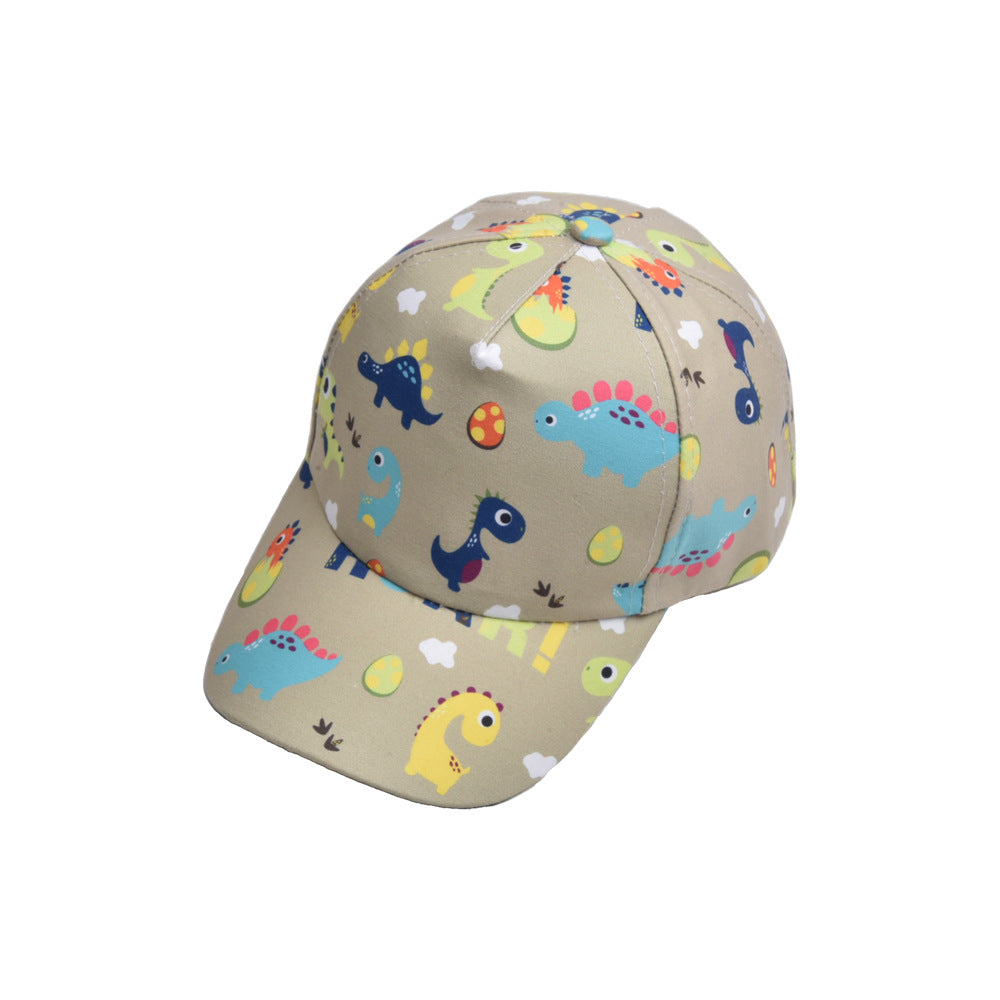 Wholesale children's hat little dinosaur small crocodile small sailing boy peaked cap baby baseball cap sun protection hat