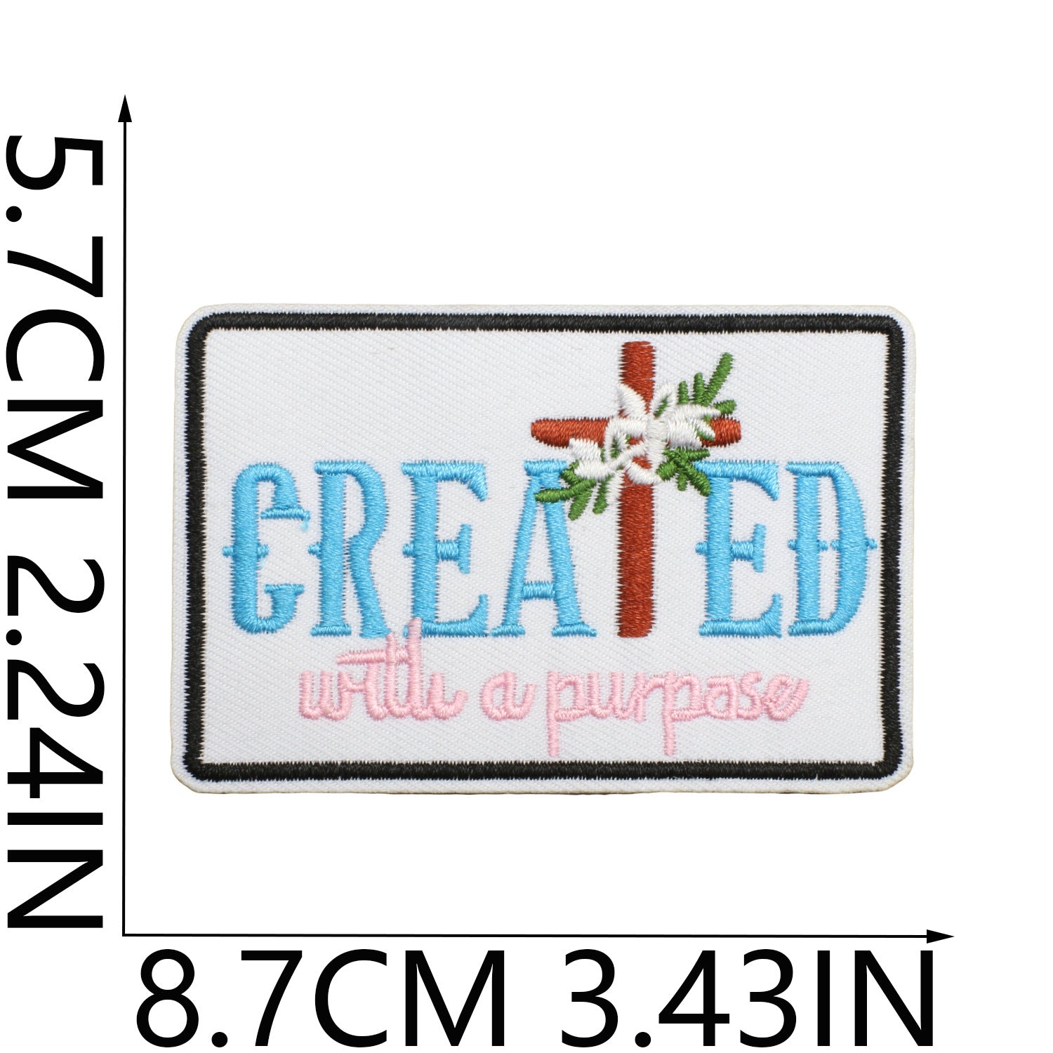 Wholesale God' s Will Embroidered Cloth Patch Bag Decoration Holy Gold  DIY Patches