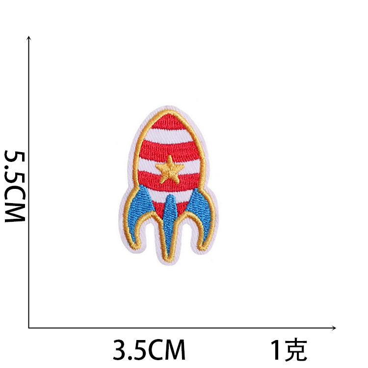 Wholesale Stylish Embroidered Iron On Patches With Unicorn Pegasus Astronaut And Rocket Designs For Casual Clothing And Craft Supply Boutique Resale