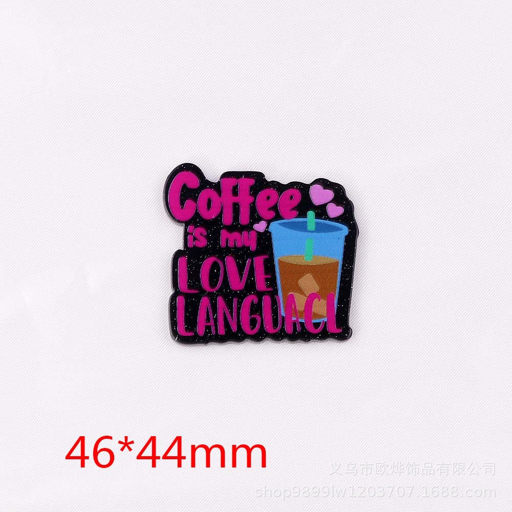 Wholesale 10pcs New loose powder cartoon organ medical letter bag jewelry acrylic cute DIY patch accessories