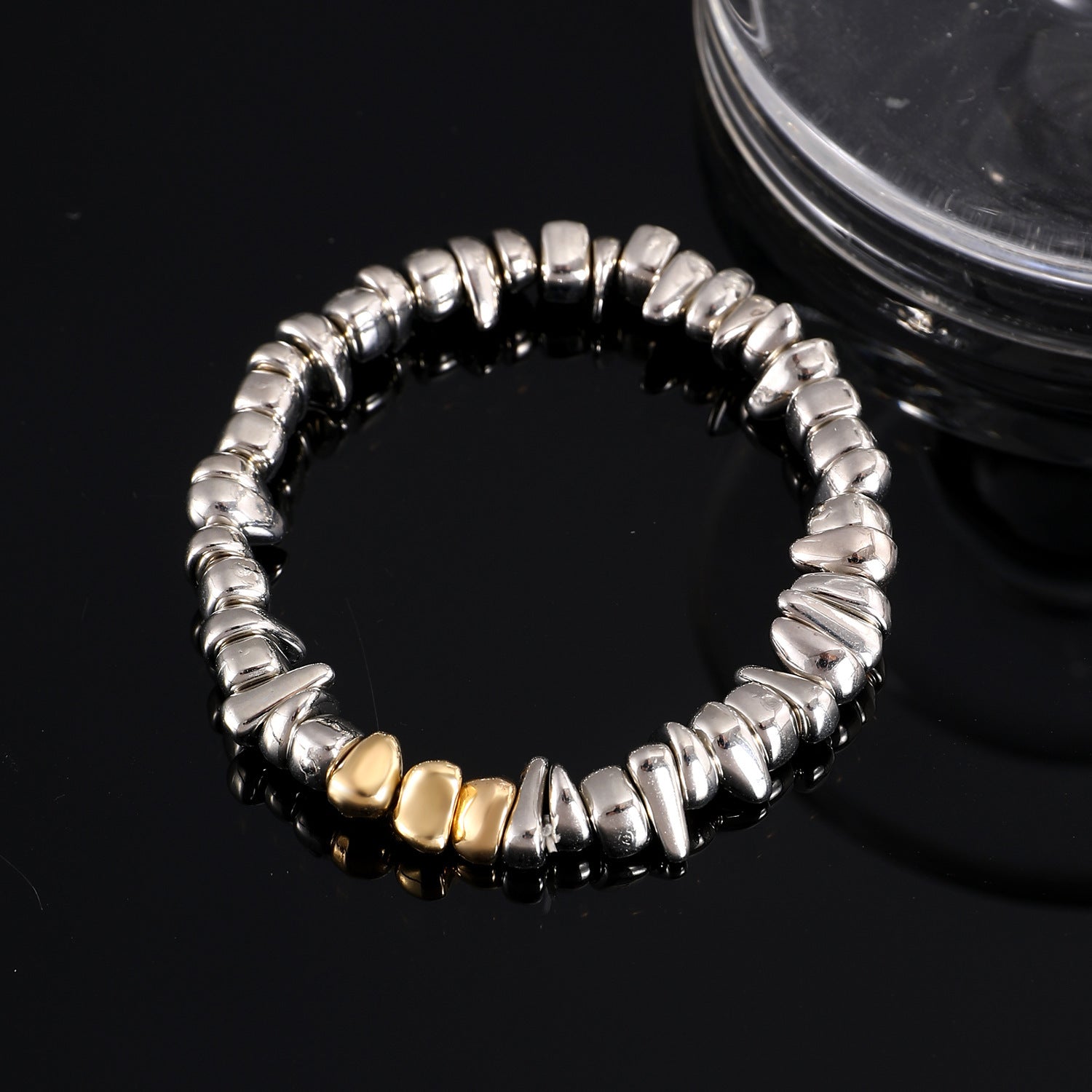 Wholesale Silver Geometric Heart Pendant Necklace