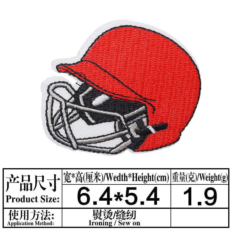 Wholesale Cartoon Baseball Football Embroidery DIY Patches