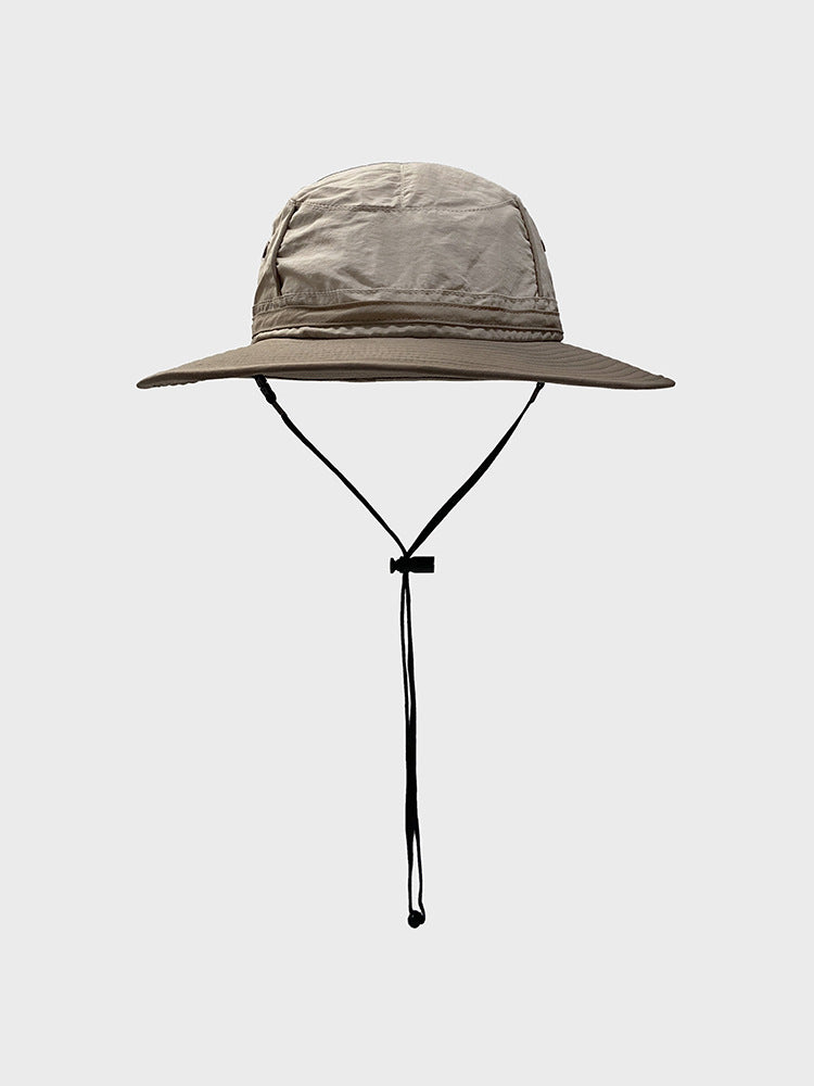Wholesale Summer Quick Dry Breathable Drawstring Cotton Fisherman Hat