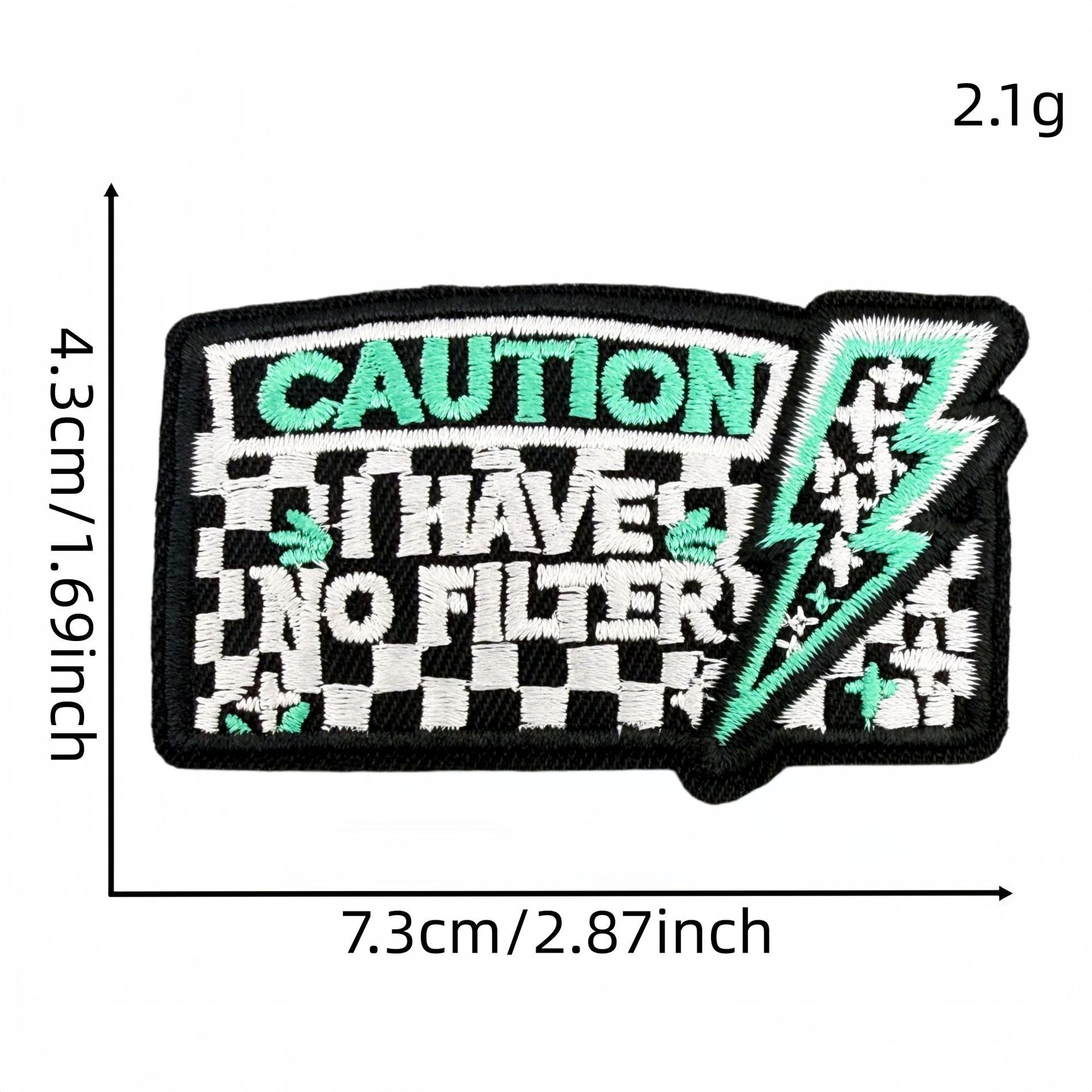 Wholesale Polyester Embroidered Iron On Patch Set Of 15 Y2K Punk Attitude Slogan DIY Clothing Bags Craft Supply