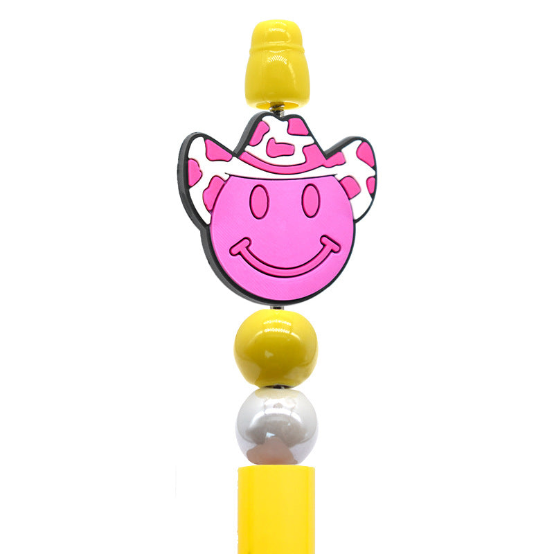 Wholesale Random100pcs/pack DIY Cartoon beads high-looking student beaded pen