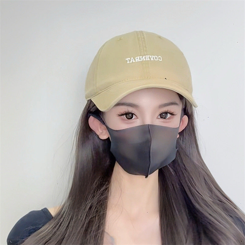 Wholesale Purple Big Head Face Small Baseball Cap Women's Fashion All-match Cap for Men