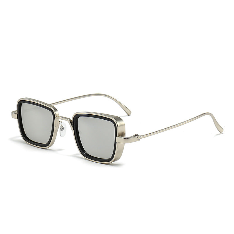 Wholesale Retro Thick Edged Metal Box PC Sunglasses