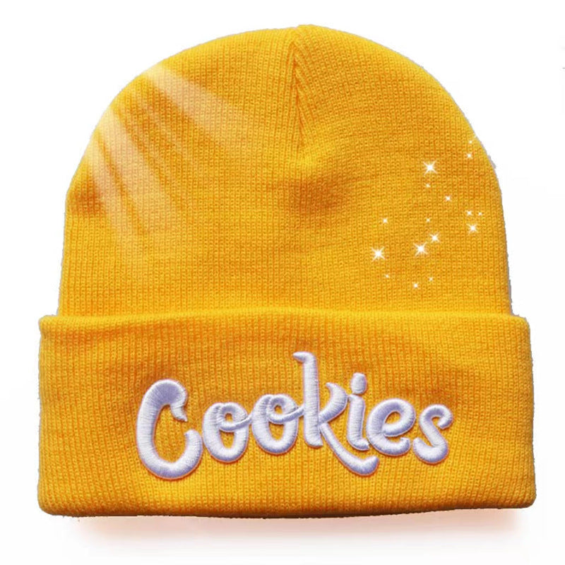 Wholesale Letter 3D Embroidered Pullover Warm Wool Knitted Hat