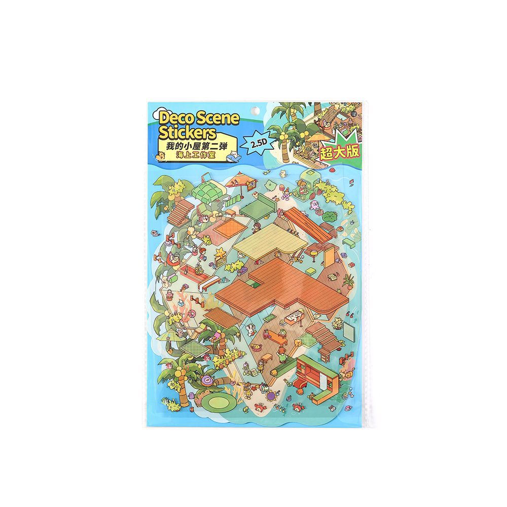 Wholesale 3D Mini Scene Corner Series Cute Landscaping Stickers