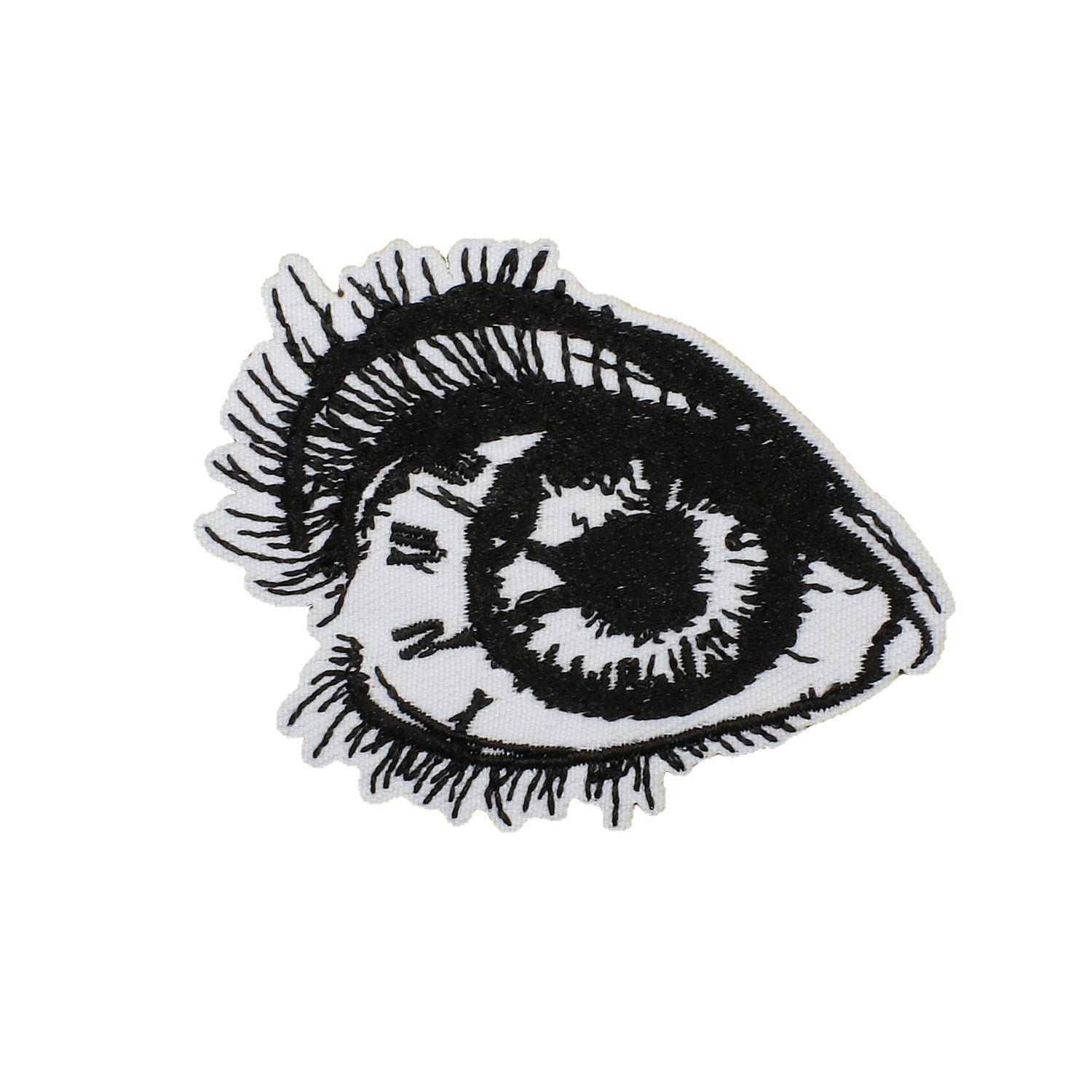 Wholesale Iron On Embroidered Patch Set Love Lips Lightning Black White Flowers Trendy Fashion Clothing Decoration Gift Resale