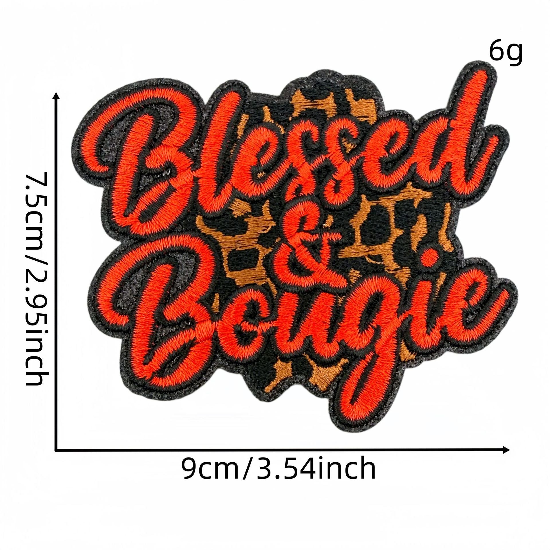 Wholesale Stylish 20 Piece Embroidered Letter Patches Leopard Print Iron On Badges For Clothing Bags DIY Craft Supply