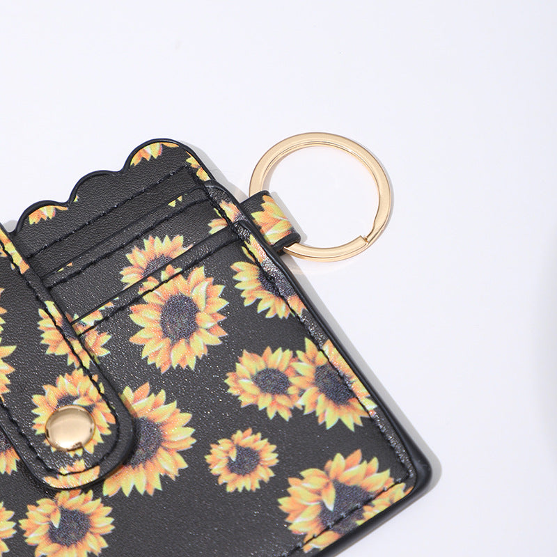 Varor al por mayor PU Heart Marble Sunflower