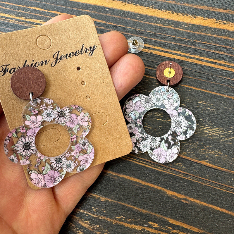 Wholesale Floral Daisy Earrings