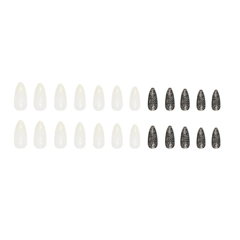 Wholesale Almond Nail Sweet Cool Burst Flash Nail Stickers