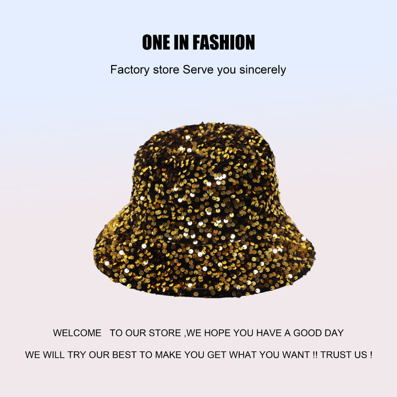 Wholesale Colorful Sequin Fisherman Hats