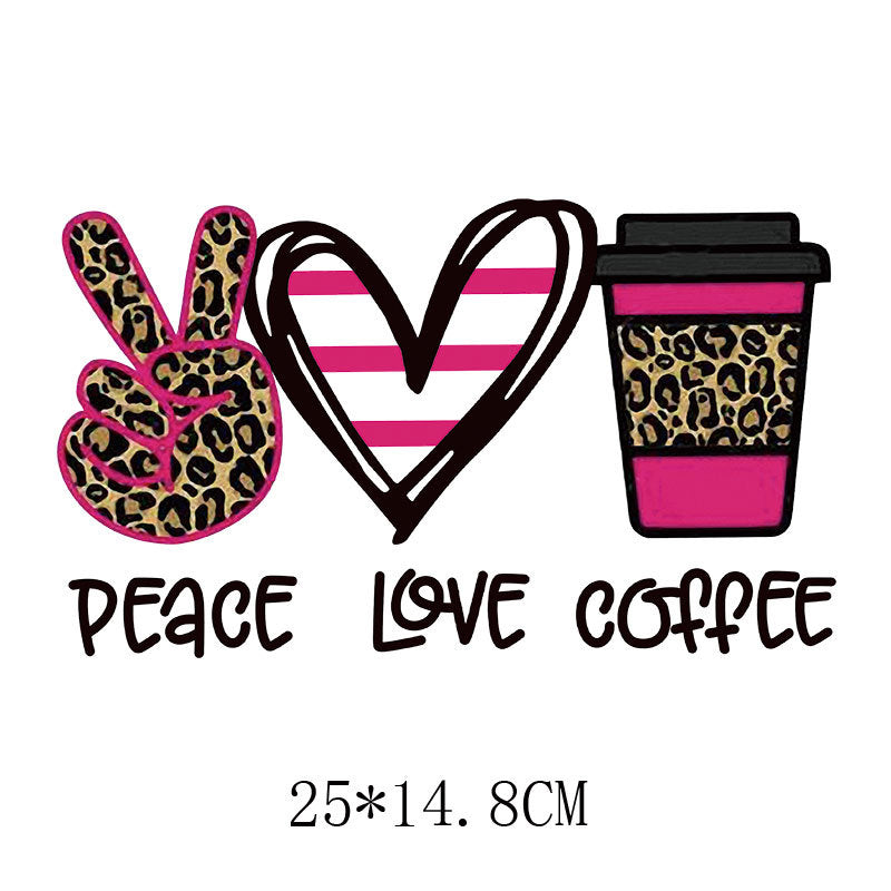 Wholesale Flower and letter heat transfer printing  UV DTF Ready to Press Transfers Wraps