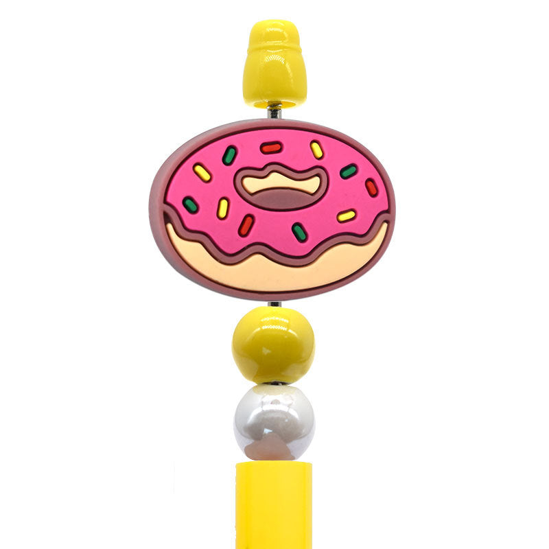 Wholesale  Random 100pcs Cartoon Food Donuts Cute Resin  Beads Focal Beads