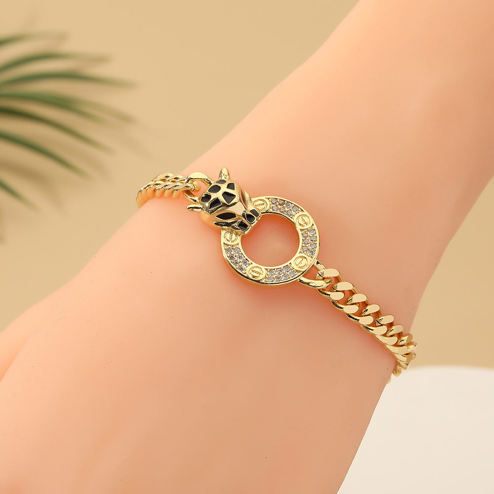 Wholesale Creative Vintage Leopard Bracelet