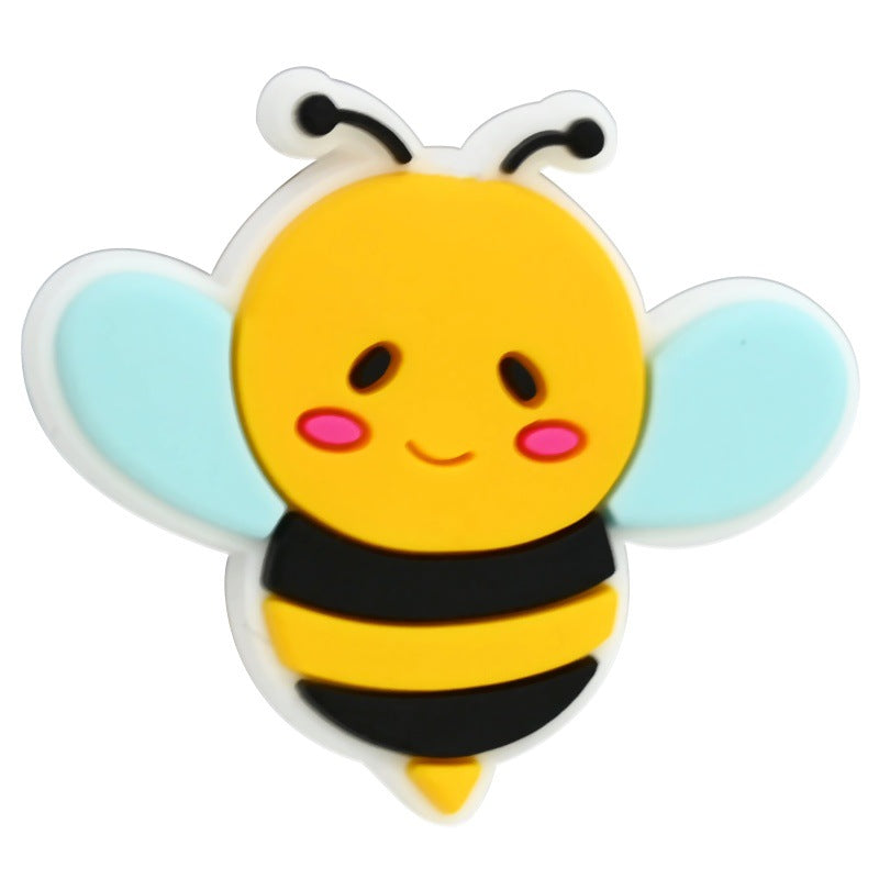 Wholesale   Random 100pcs/pack Cute bee ballpoint pen beads