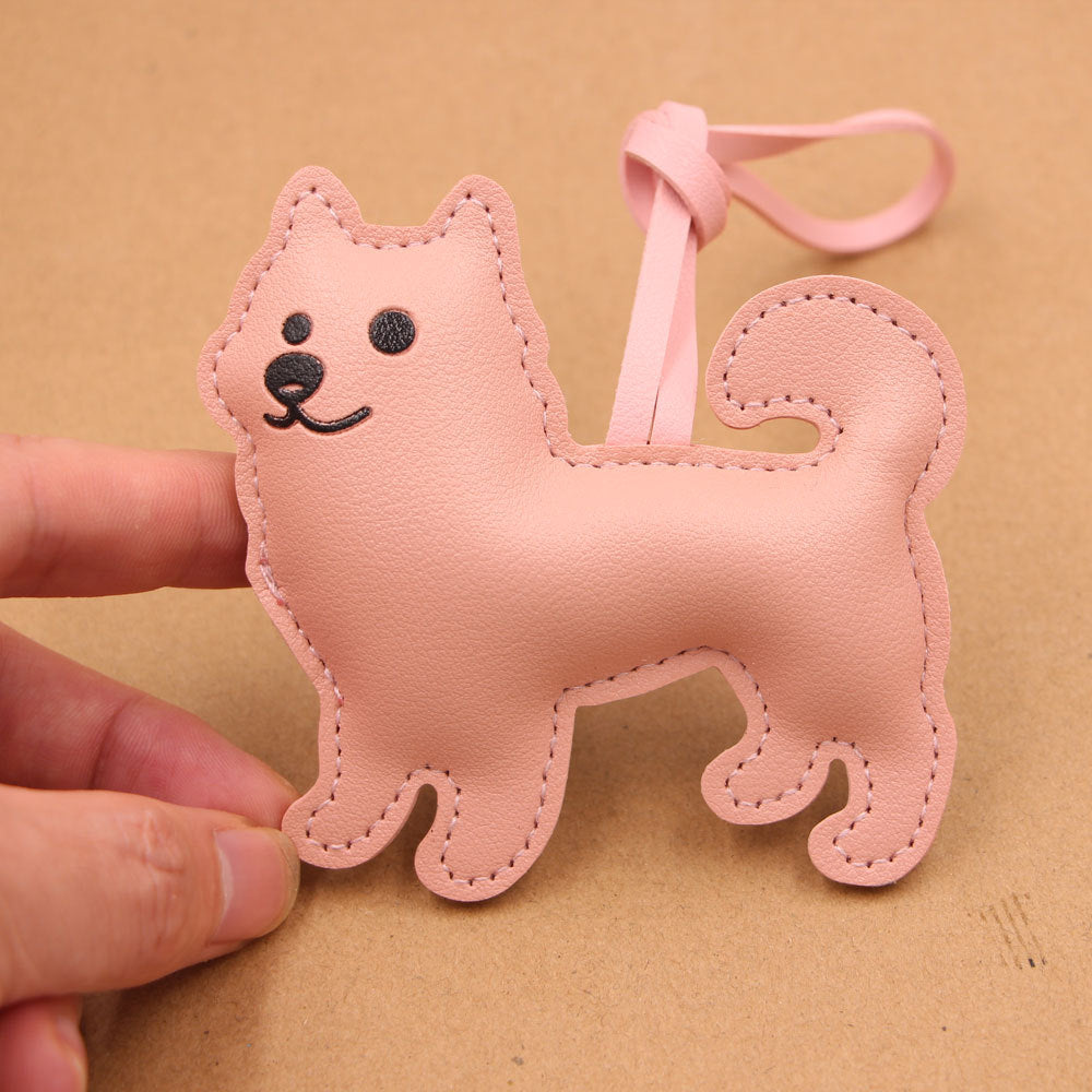 Wholesale Trendy Korean Style Artificial Leather Animal Pendant Bag Charm Decorative Fashion Accessory For Bags And Keychains