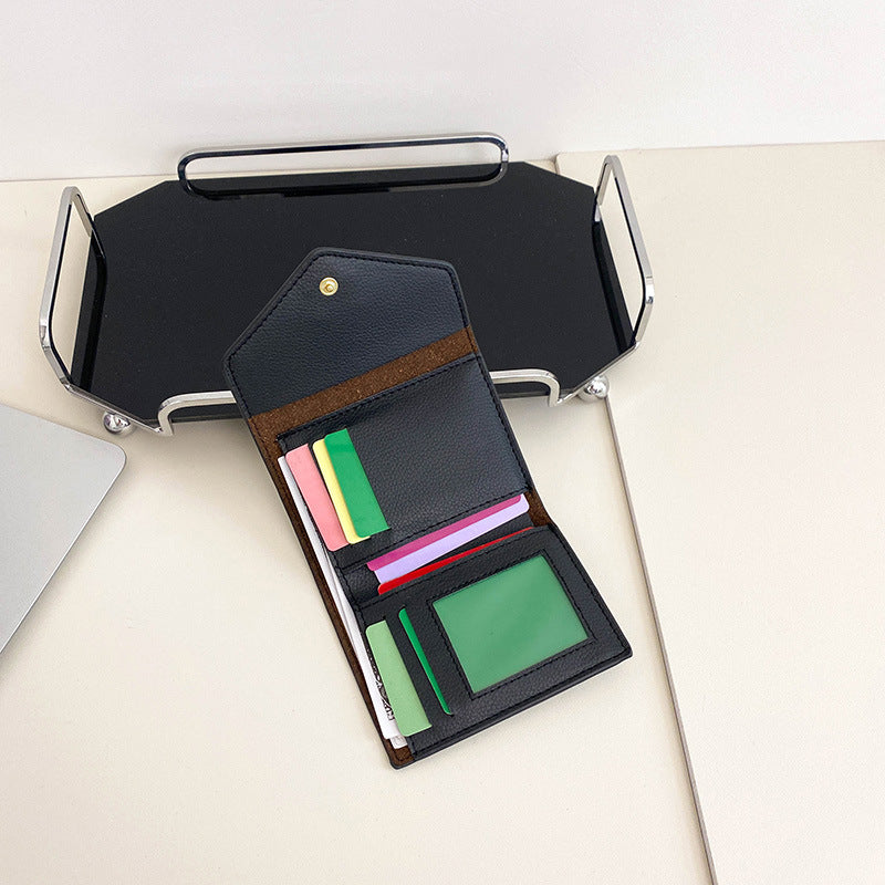 Wholesale Short Tri-fold Multi-card Slot Large Capacity Wallet