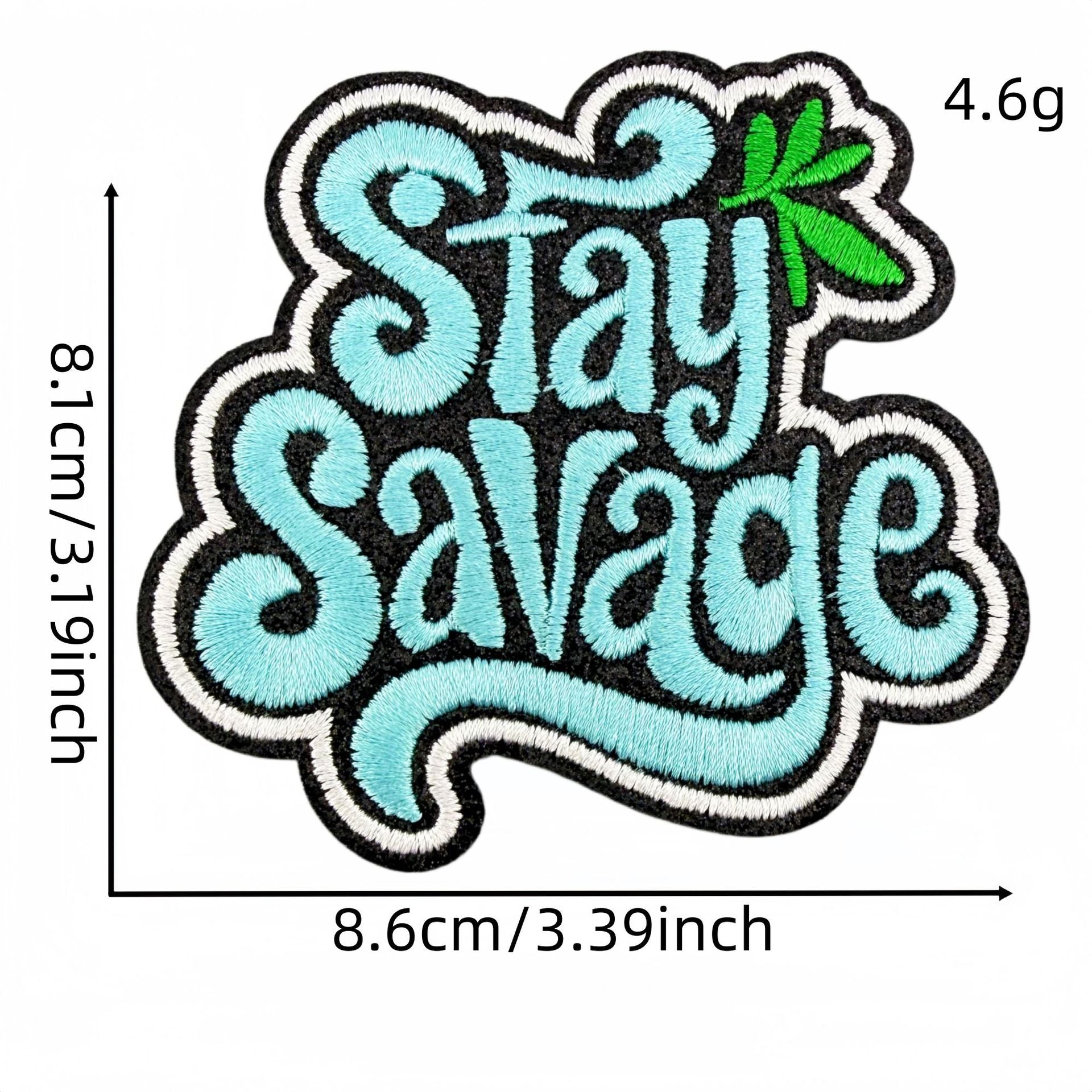 Wholesale Stylish 20 Piece Embroidered Letter Patches Leopard Print Iron On Badges For Clothing Bags DIY Craft Supply