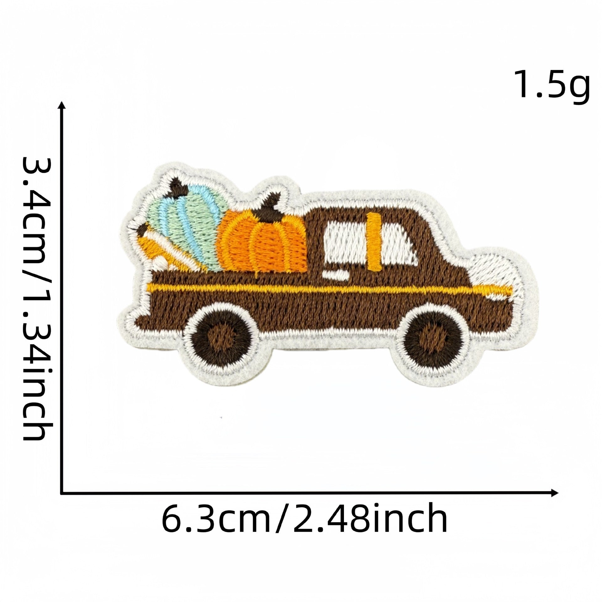 Wholesale Thanksgiving Embroidered Hot Melt Adhesive Patches