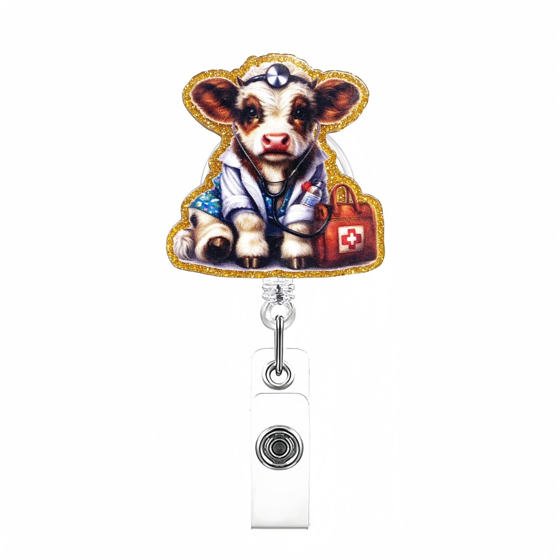 Wholesale Lovely Animal Retractable Keychain
