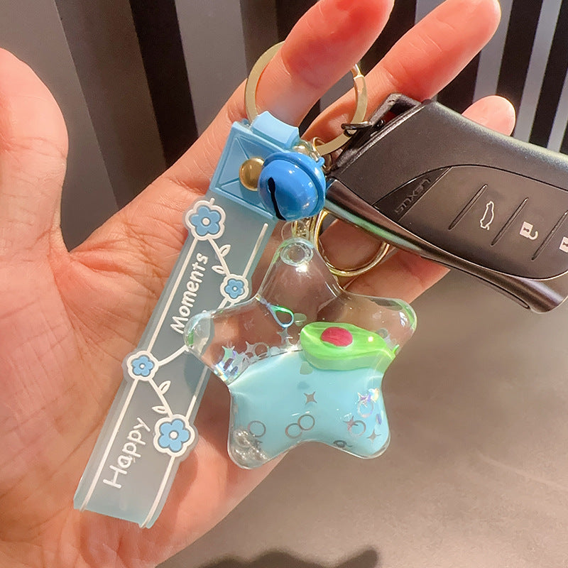 Fruta acrílica al por mayor de aceite estrella de cinco puntas y botella de deriva