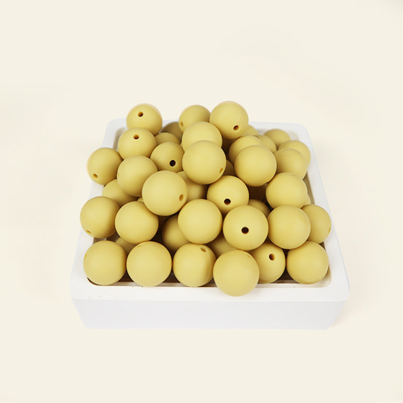 Wholesale 100pcs/pack Silicone round beads DIY handmade beads